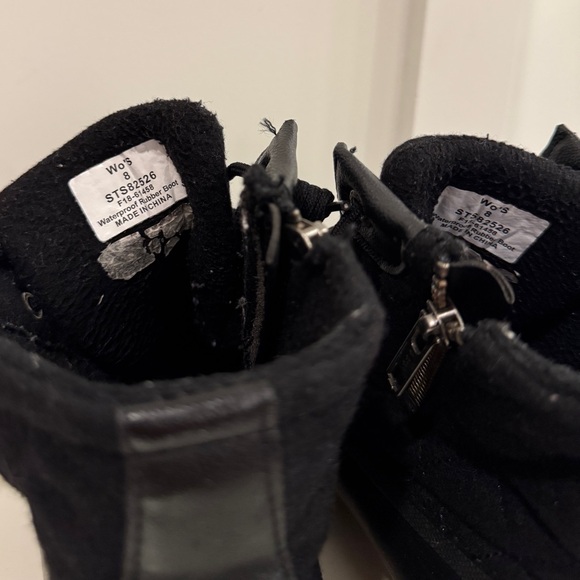 Sperry Top-Sider Women's Syren Gulf Wool Quilted Boot - Black Size 8 - Picture 6 of 12